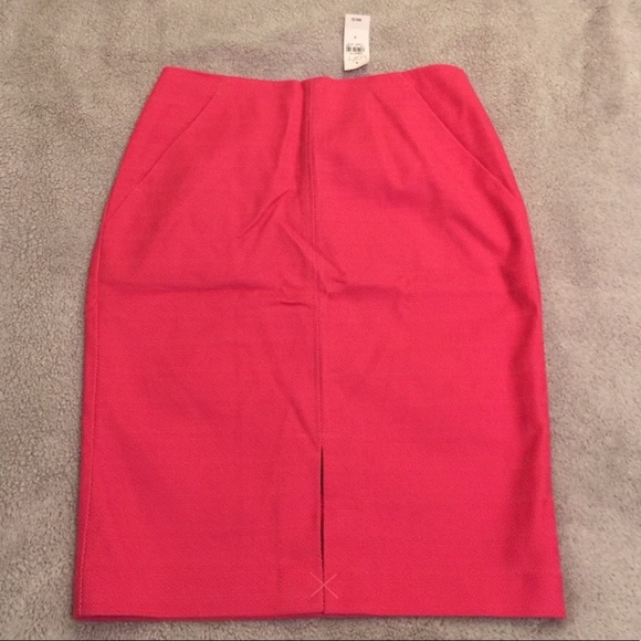 Loft Pink Linen-like Skirt - Picture 2 of 9
